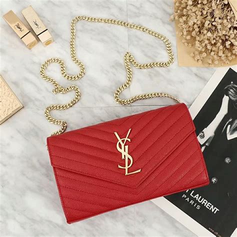 wallet chain ysl|saint laurent wallet on chain.